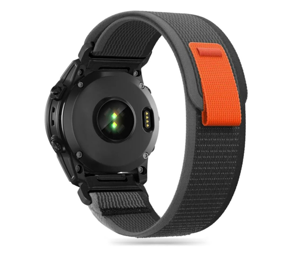 TECH-PROTECT Nylon do Garmin Fenix (26mm) Black/Orange 9319456606805 - 1275778 - zdjęcie